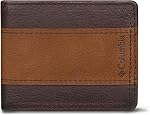 Columbia Men's Everyday Bifold Wallet-Multiple Card Slots, Id Window, Black Emboss, One Size, Everyday Bifold Wallet-Multiple Card Slots, Id Window