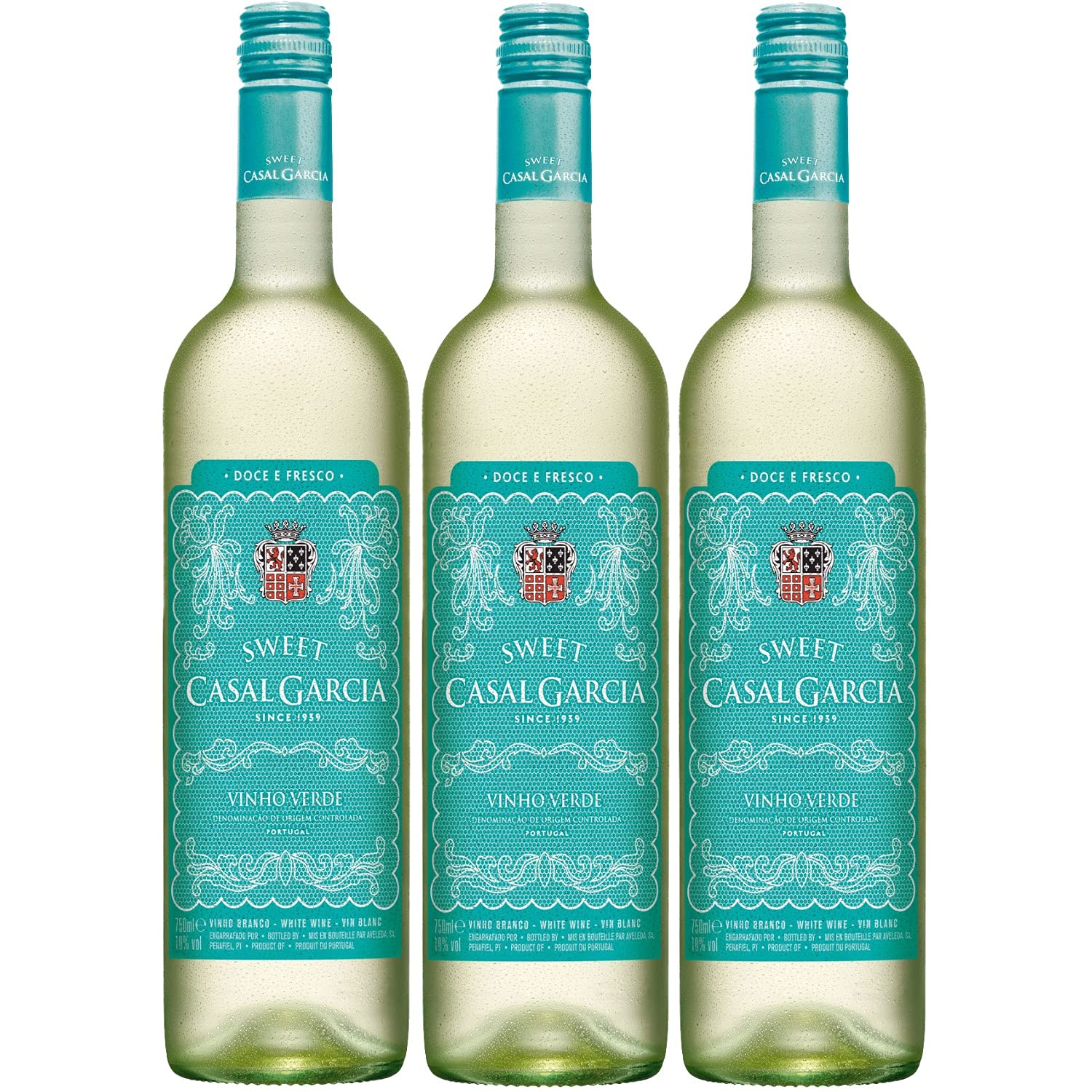 Casal Garcia Sweet Weißwein Wein süß Portugal I Versanel Paket (3 Flaschen)