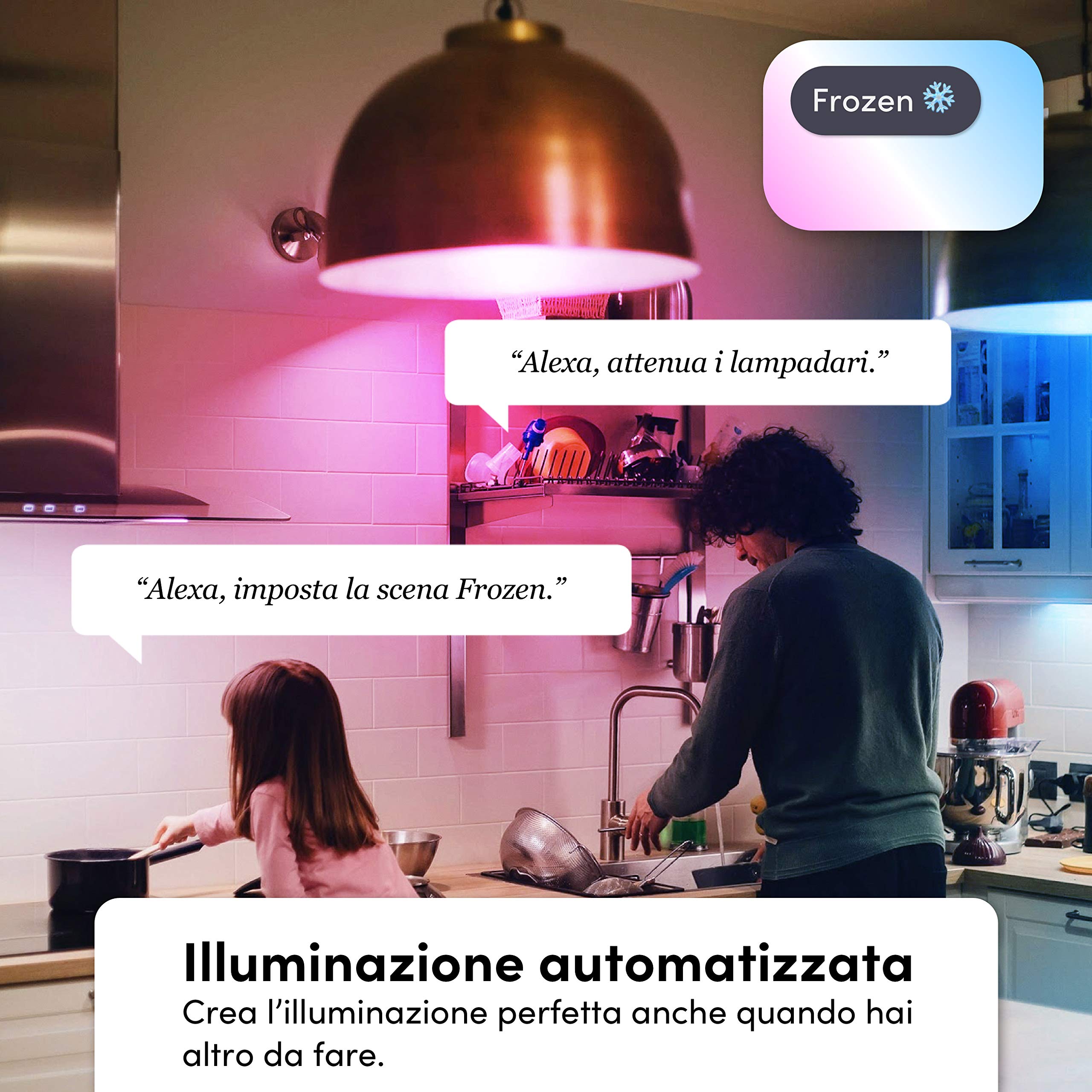 LIFX Colour A60 1000 lumen [E27], Miliardi di colori e bianchi, Lampadina LED Wi-Fi Smart, Non necessita di alcun ponte, Compatibile con Alexa, Hey Google, HomeKit e Siri