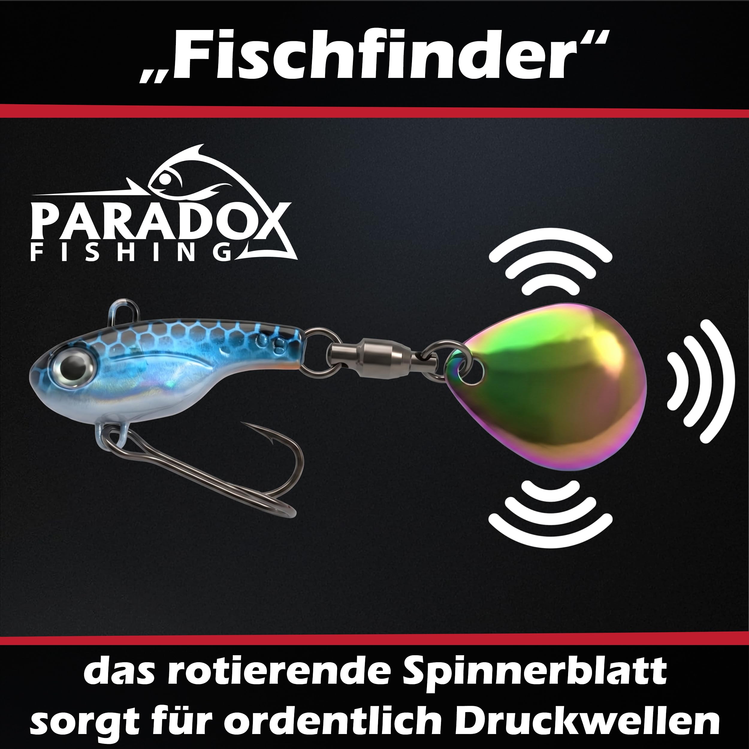Paradox Fishing Infinity Jig Spinner zestaw 5 sztuk 5 g/8 g/14 g/21 g – spin jig do łowienia okonia, przynęty na sandacze, szczupaki, przynęty spinningowe, przynęty na okonie