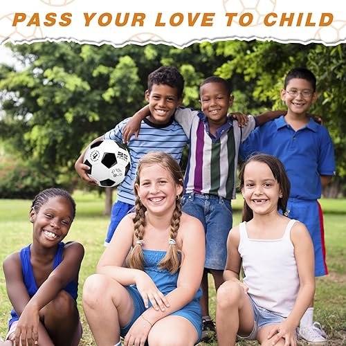 Miniatura 7 de Paquete de 12 unidades de bolas de fútbol a granel de Navidad con agujas de bomba, tamaño oficial 3/4/5 desinflado, regalo para práctica de