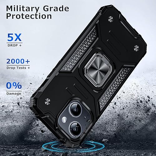 Miniatura 9 de Funda para Samsung Galaxy S20 FE 5G con soporte de anillo resistente de grado militar a prueba de golpes, híbrida resistente contra caídas, para