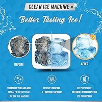 Vista 5 de ACTIVE Ice Machine Cleaner Maker Descaler - 32 fl oz (8 Uses) Nickel Safe Ice Maker Cleaner Solution - Compatible with Whirlpool 4396808