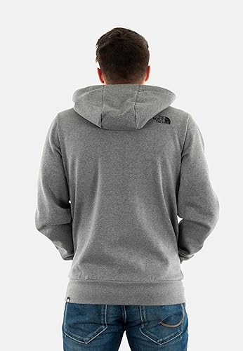 The North Face Men's Simple Dome Full Zip Track Jacket, Tnf Medium Grey Heather, L - 4