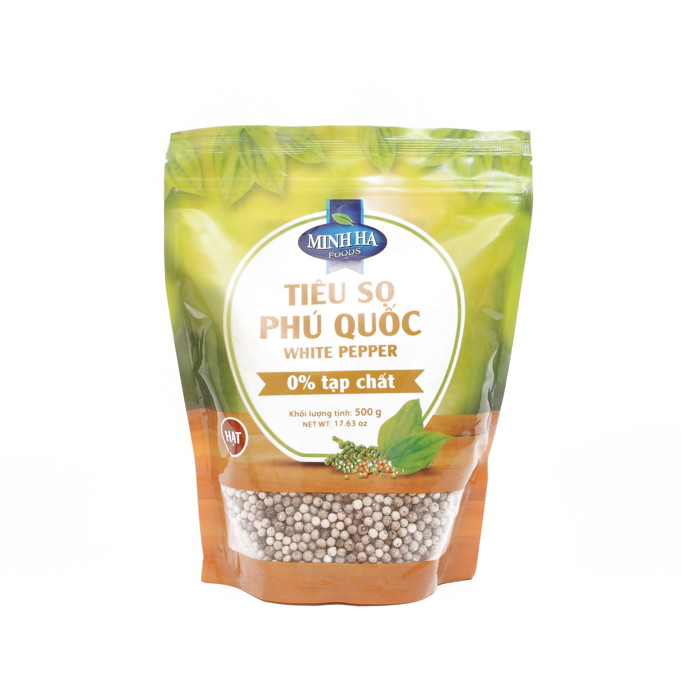 PHU QUOC Pure Natural White Pepper Peppercorn Zero Impurities Vietnam 500g