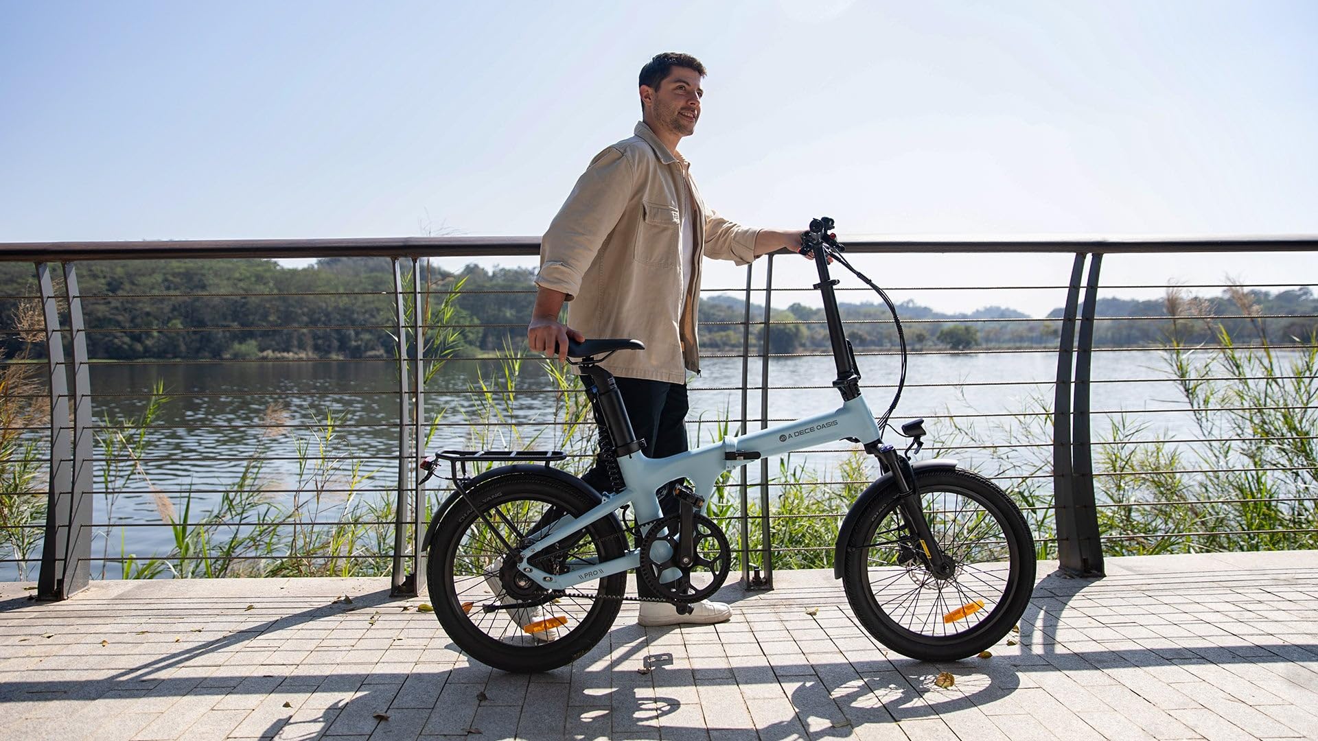 ADO E-Bike Air20Pro, Electric Bikes,klapprad e-Bike,Riemenantrieb,Pedelec 20 Zoll, 2 Gang, ADO Smart APP,BAFANG Bürstenloser Motor,2,4-Zoll-IPS-Display,ebike Damen/Herren