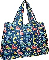 Vista 26 de allydrew Large Foldable Tote Nylon Reusable Grocery Bags