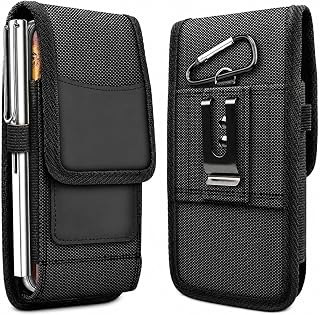 Veemok Phone Holster for Men – 6.8'' Nylon Belt Clip Pouch with Card Holder | Mobile Purse Holster Case for All Phones – L... Price In India