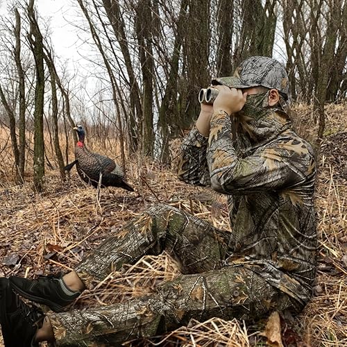 Miniatura 4 de LOOGU Camisa de camuflaje de caza para hombre, ligera, camisas de camuflaje para hombre, camisa de manga larga para pesca, senderismo, campamento