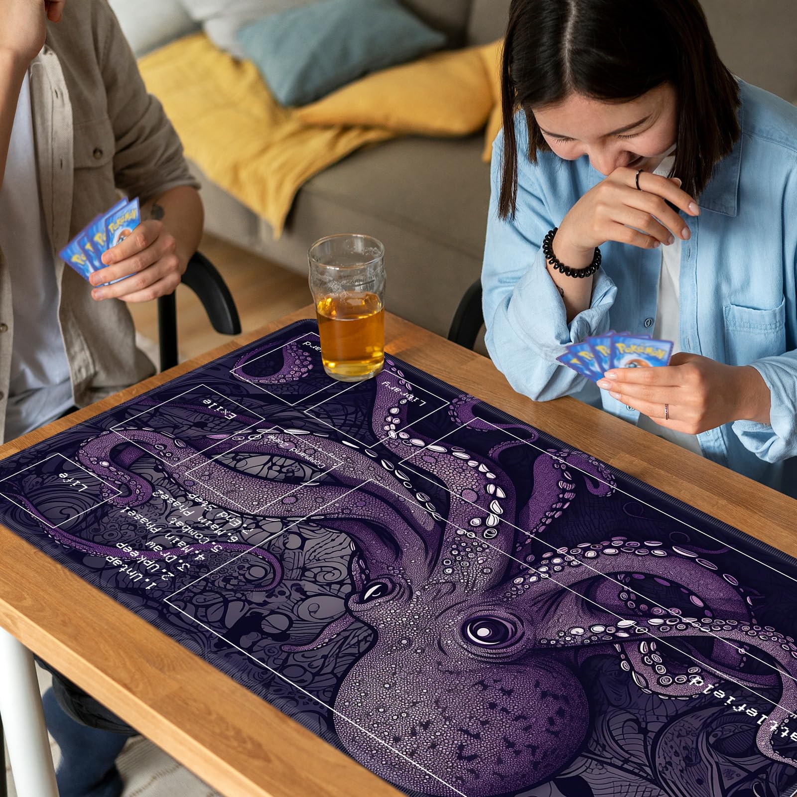 Amazon.com: Playmat for MTG, Card Game Mat Non-Slip Rubber Base Amazon.com: Playmat for MTG, Card Game Mat Non-Slip Rubber Base