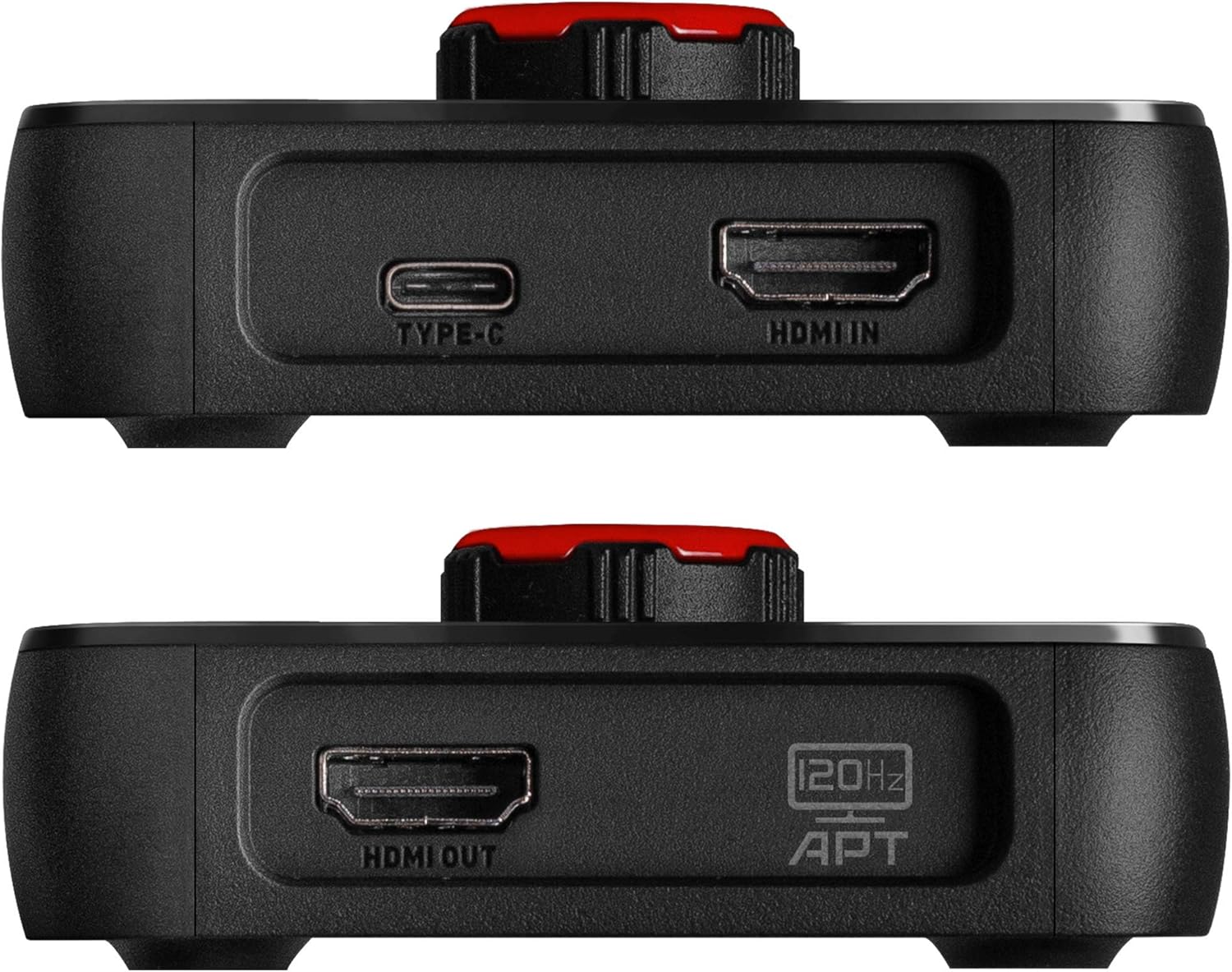 Side view of EVGA XR1 Capture Card showing HDMI Out port
