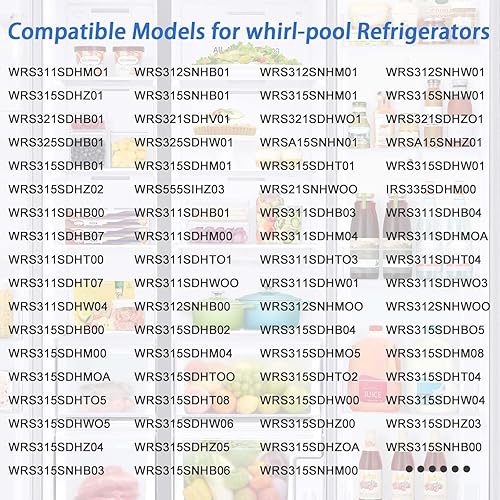 Miniatura 6 de W10900538 - Contenedor de repuesto para puerta de refrigerador Whirlpool, Kenmore Refrigerator – Reemplaza W11239961,4591452, AP6333410, PS12578777,