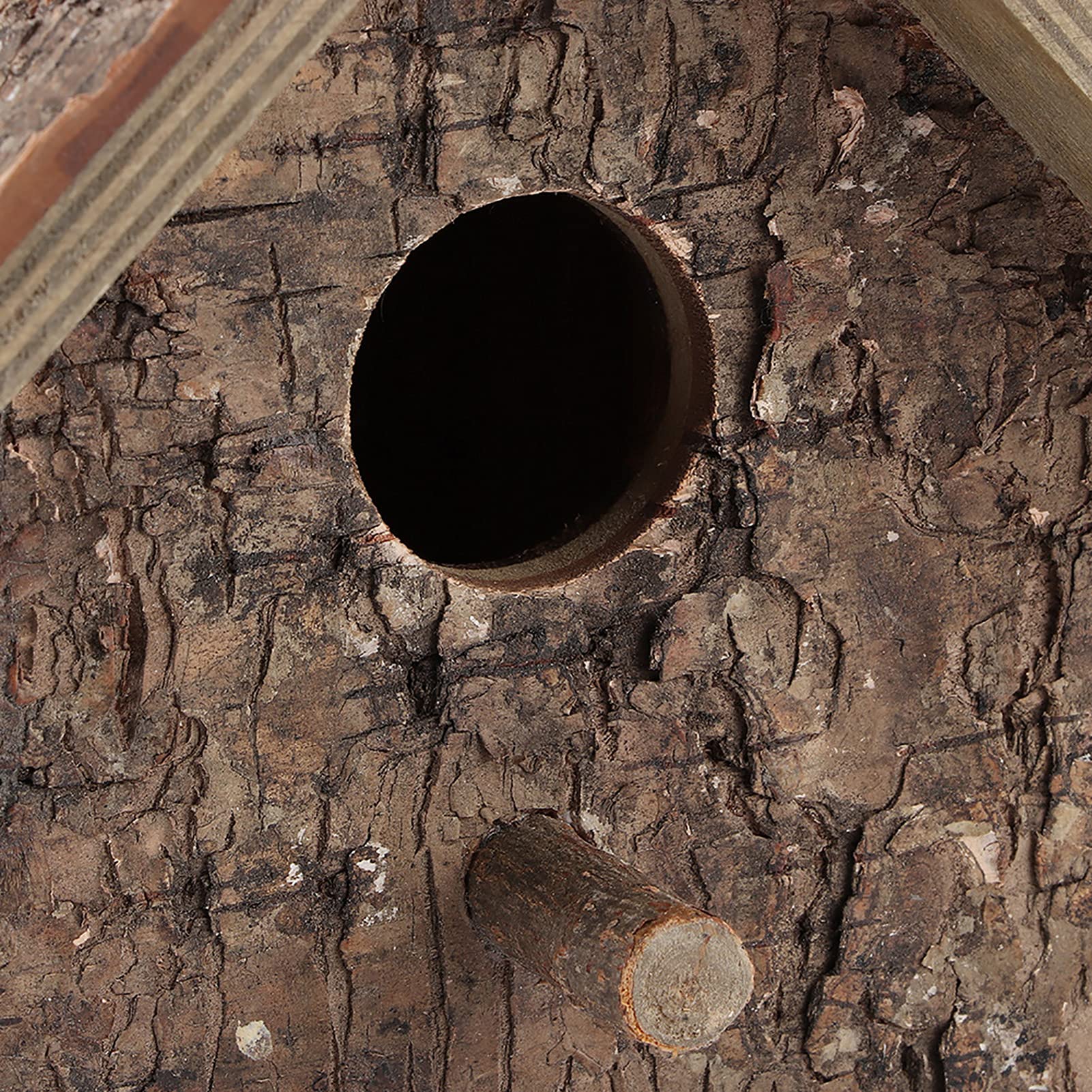 Suministros para Pájaros Tipo Colgante Casa para Pájaros de Madera, Caja Nido para Pájaros Azules, Gorriones, Carboneros, Vogelhaus Zum Aufhängen, Vogelfutterhaus Holz, Jardín,