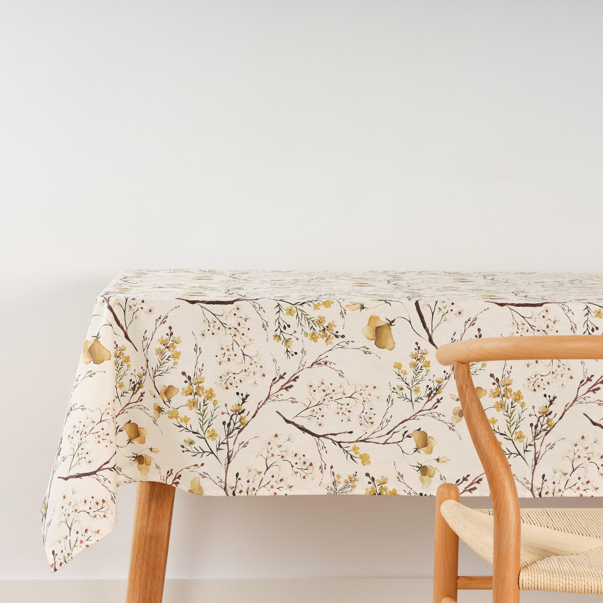 Belum Tischdecke mit Fleckenabweisend, Größe 300 x 140 cm, extraweich, Mehrfarbig, 100, Stoff 100% Bio-Baumwolle, Modell 0120-375