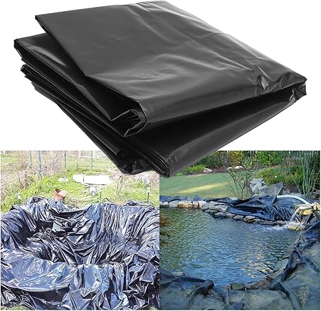 Image Pond Liner Underlay Watertight 0.35mm Rubber Pond Liner Heavy Duty Pond Liner, Black And Durable Pool Liners (Color : Black, Size : 7x9m) Image Pond Liner Underlay Watertight 0.35mm Rubber Pond Liner Heavy Duty Pond Liner, Black And Durable Pool Liners (Color : Black, Size : 7x9m)