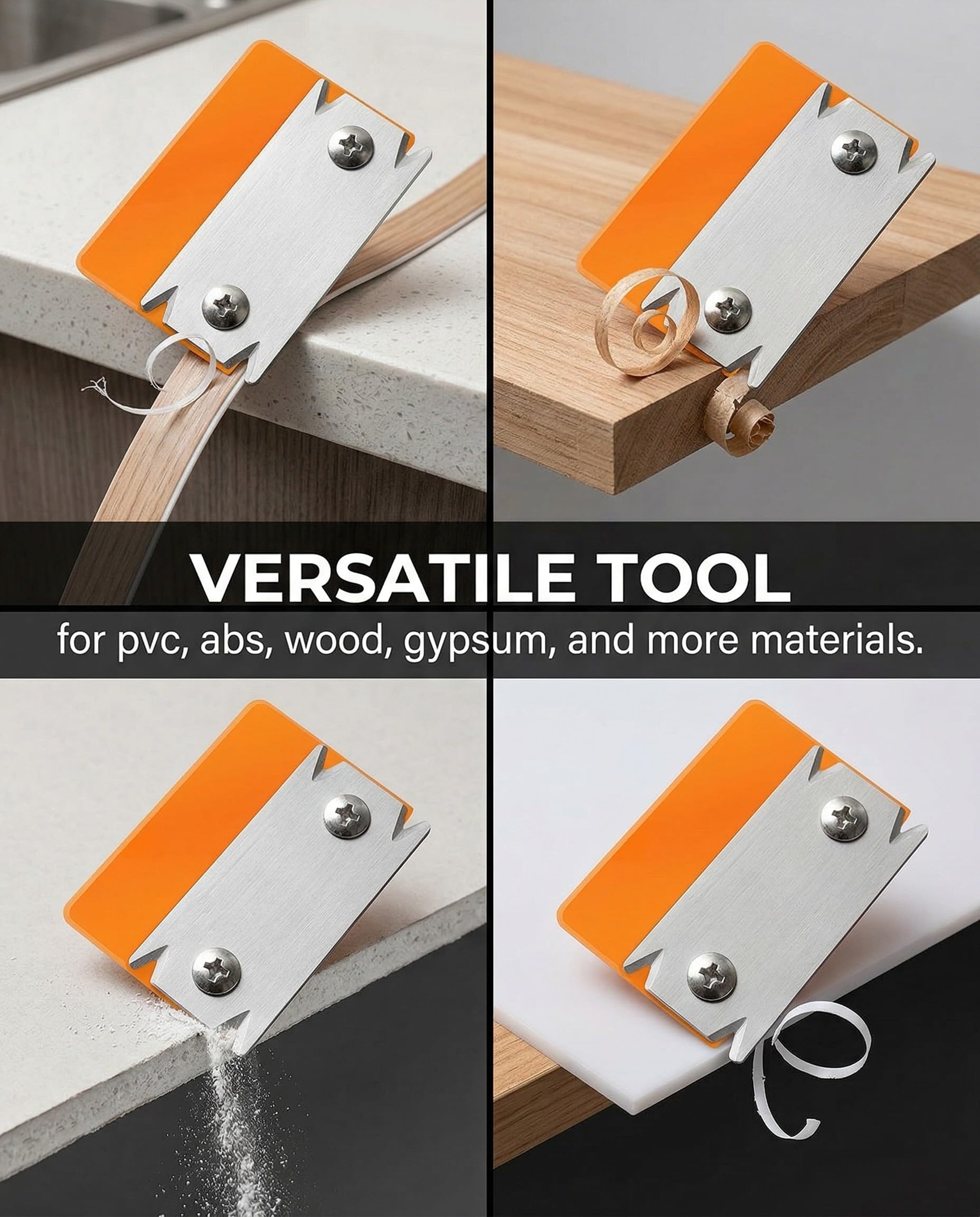 1Pcs Araseur de Chant,araseur lino,Plaqueuse de Chant,Coupe Parquet,Plaqueuse Chants Manuelle,Coupe Bordure Bois,Coupe Bordure Placage pour Couteau à Banderoler Bois Pvc Abs