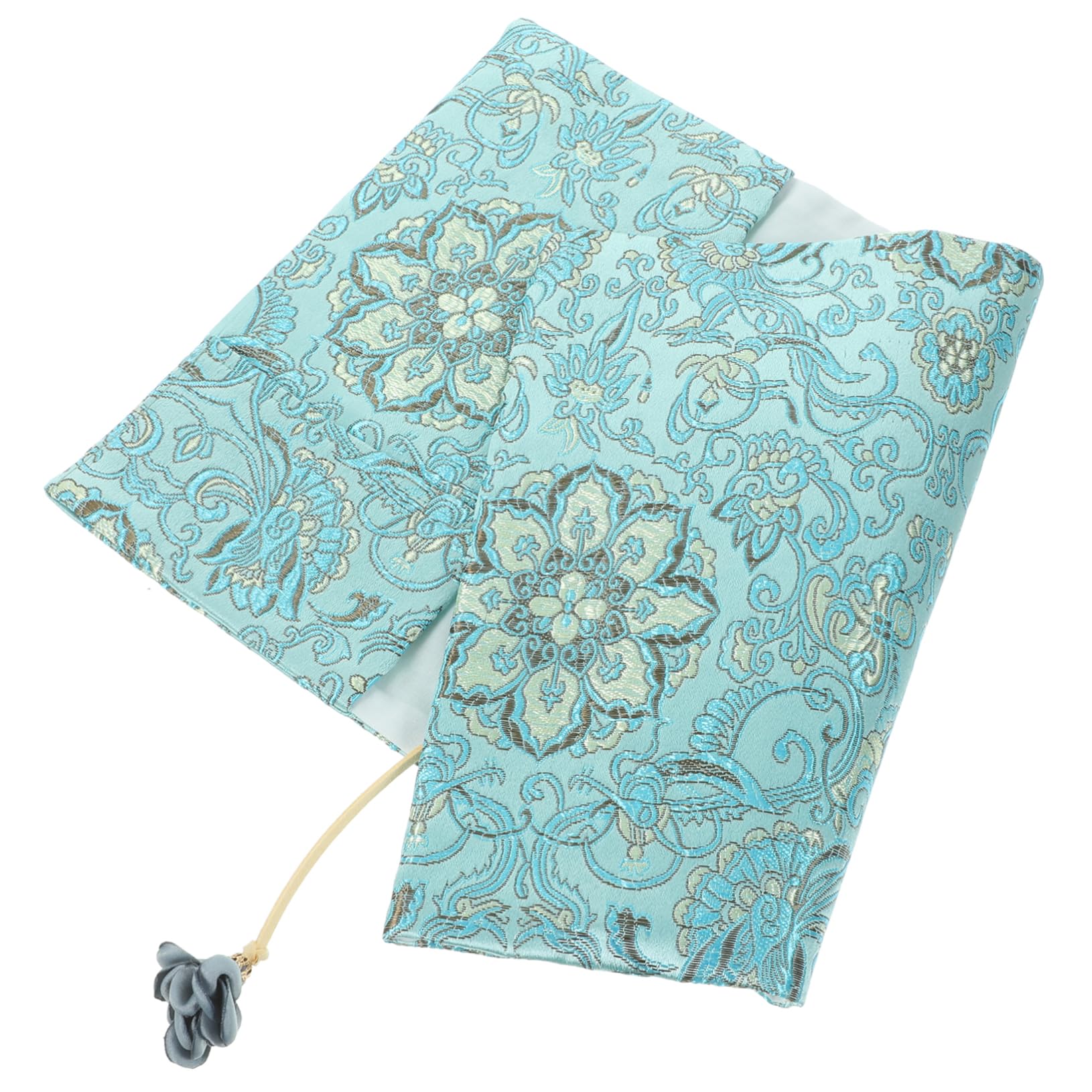 VILLCASE 4 Pièces couverture de livre format a5 livre decoration décoration tissu de signature protège- décoratif pochette de pour les amoureux des s en tissu