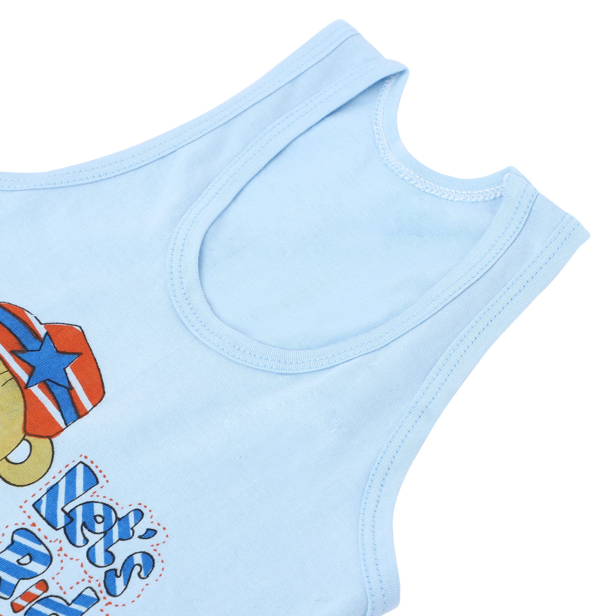 Da Anushi Baby Printed Cotton Vest, Sleeveless Baby Innerwear, Baby Cotton Undershirt Sando, Baniyan, Baby Boys Printed Vest, Baby Summer Innerwear 3