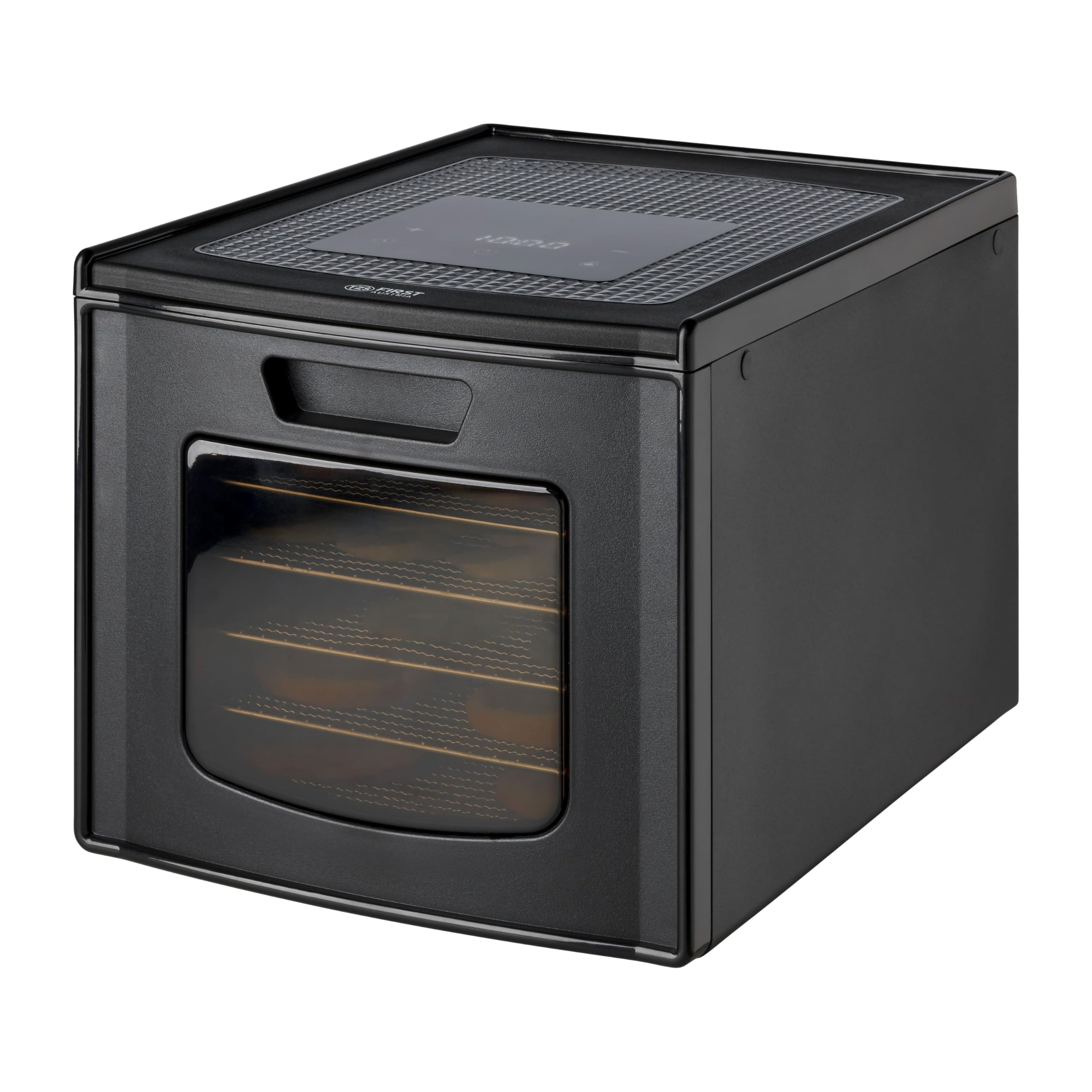 TZS First Austria Dörrautomat | Dörrgerät für Obst, Gemüse & Fleisch | digital mit Timer & Temperaturregler 35-70°C | 6 Edelstahl-Etagen, Dörrapparat mit Timer