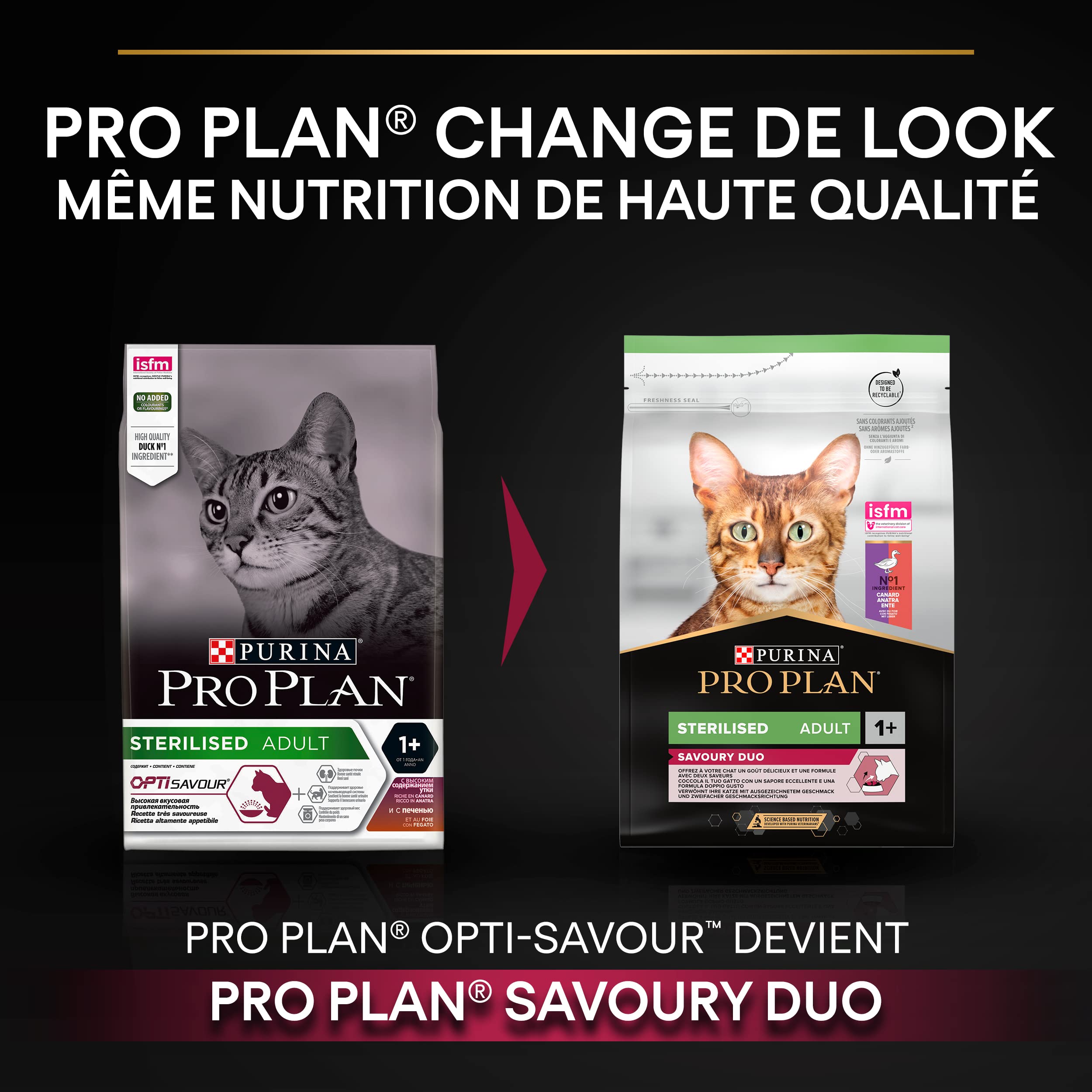 Pro Plan Optisavour Karma dla kotów dla dorosłych, sterylizowana, 3 kg, 1 szt