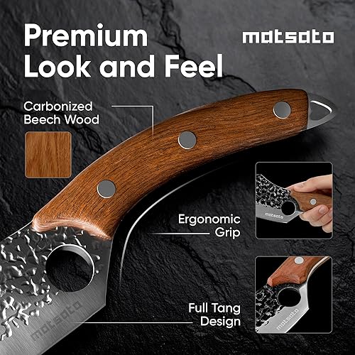 Miniatura 9 de Matsato Juego de cuchillos de cocina de 3 piezas, juego de cuchillos de chef de cocina, cuchilla, cocina y chef para cortar y cortar cuchillos juego