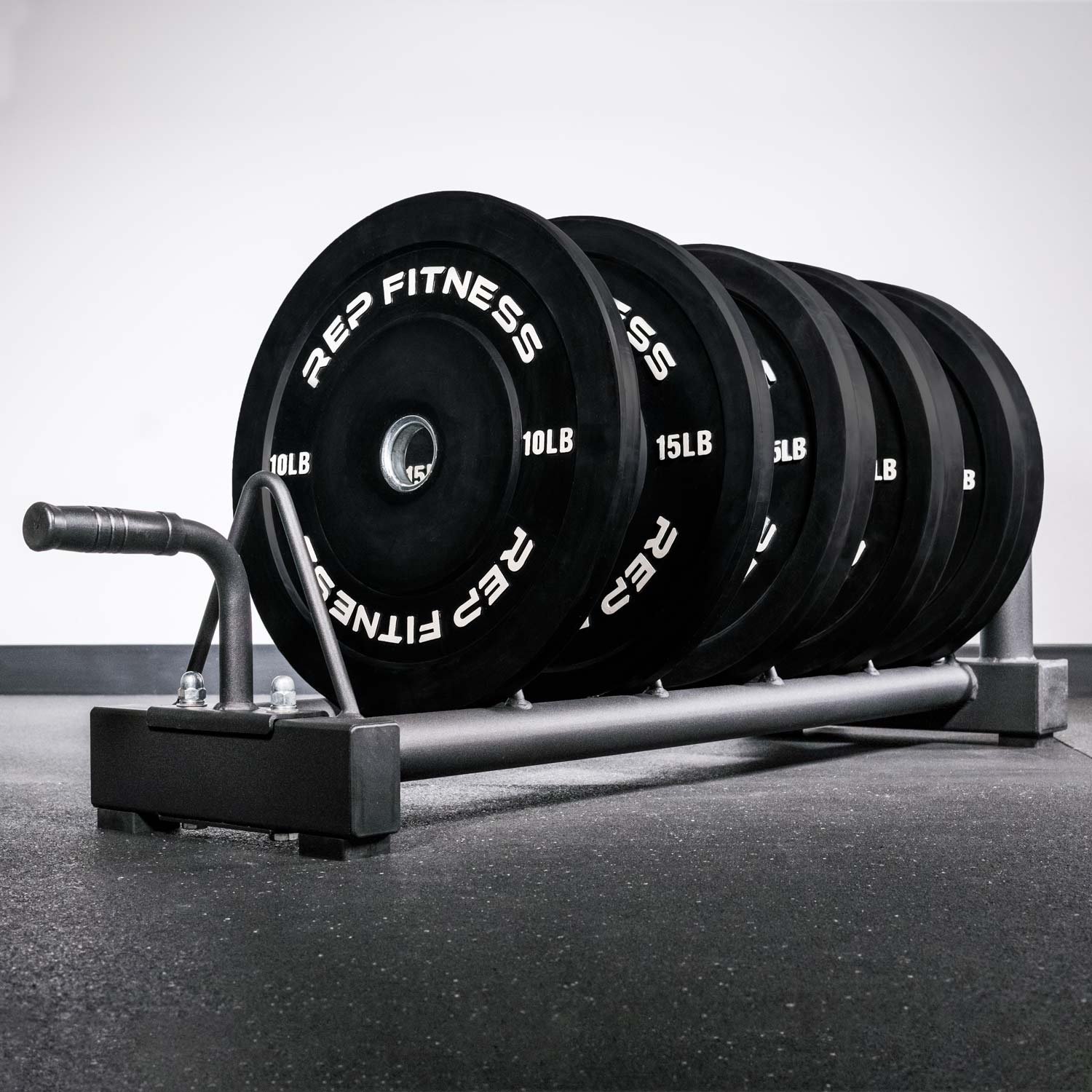 REP FITNESS V2 Horizontal Bumper Plate Storage Rack