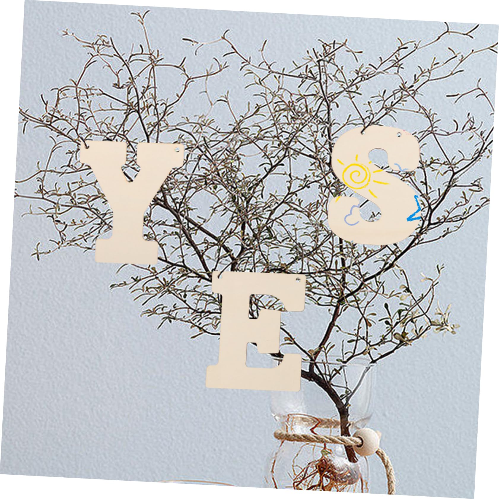 Letras del Alfabeto de Madera para Manualidades, 66 Piezas | Color Beige, Aptas para Colgar o Decoupage, Piezas de 5 Pulgadas para Decorar y Reconocer Letras