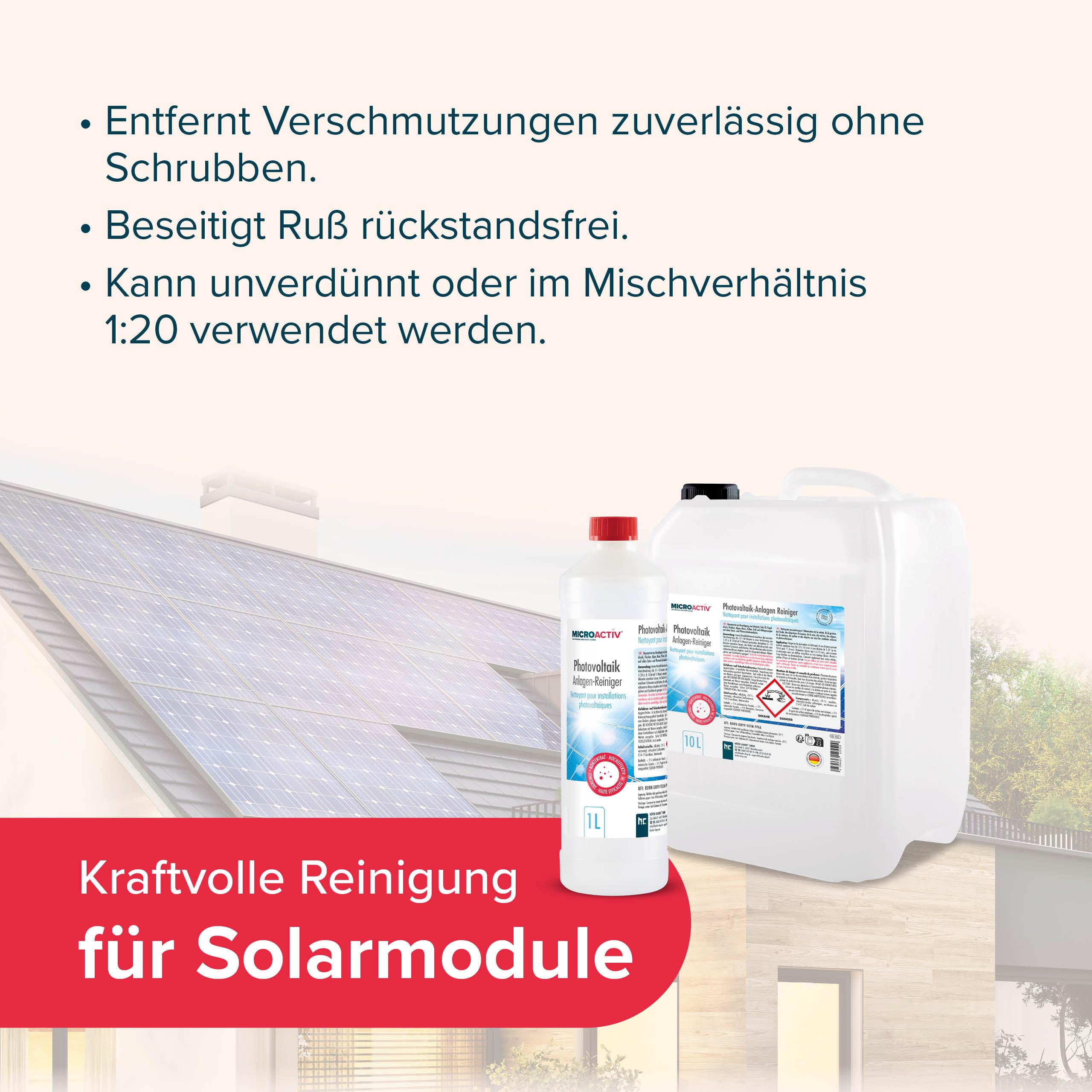 Höfer Chemie Photovoltaik Anlagen Reiniger Konzentrat 10 L