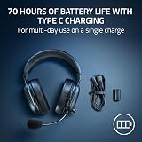 Razer BlackShark V2 HyperSpeed für PC - Kabelloses ultra leichtes E-Sport Gaming-Headset (280g, HyperClear Super-Breitband-Mik, TriForce Titanium 50-mm-Treiber, Bluetooth) Schwarz - 7
