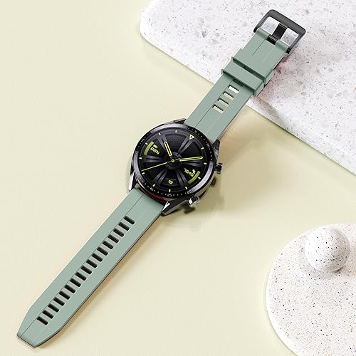 Miniatura 6 de ANCOOL Garmin Venu 2 - Correa de reloj de silicona de 0.866 pulgadas de repuesto para Galaxy Watch 3 (1.772 pulgadas)Galaxy Watch 1.812 pulgadas,