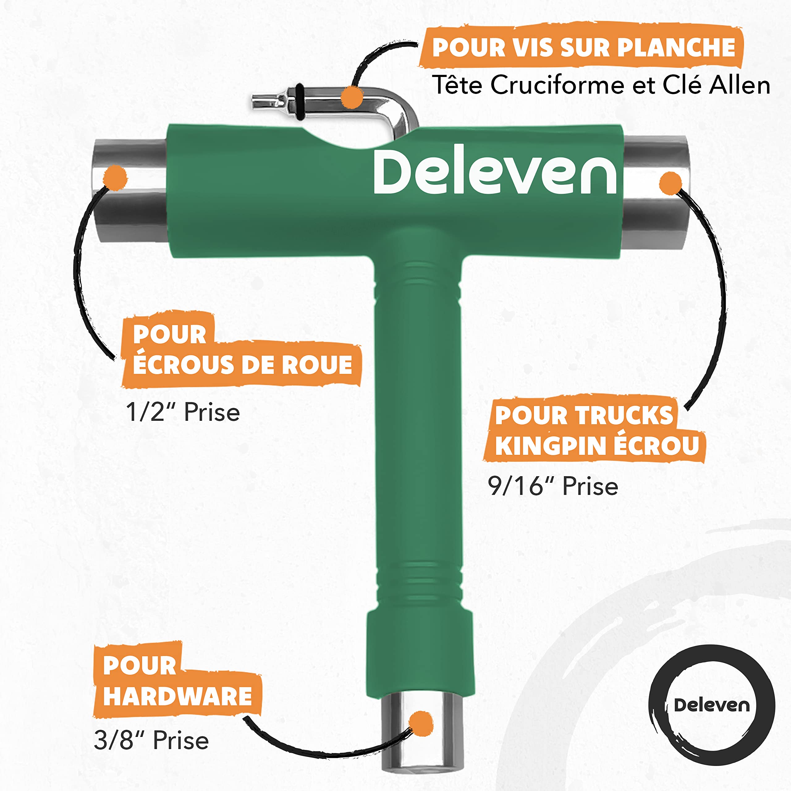 Skateboard Tool Longboard Tool Clé Allen Roller Tool Clé de Skate Skate Tool Tools Skate Accesoire Skateboard Outils Skate Planche de Skate Jart Cle Skate Outil Skate Tool de Skate T Tool Longboard