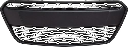 Evan Fischer Rejilla de parachoques compatible con Chevrolet Spark 2016-2018, modelo LS, parte delantera inferior texturizada gris oscuro GM1036190