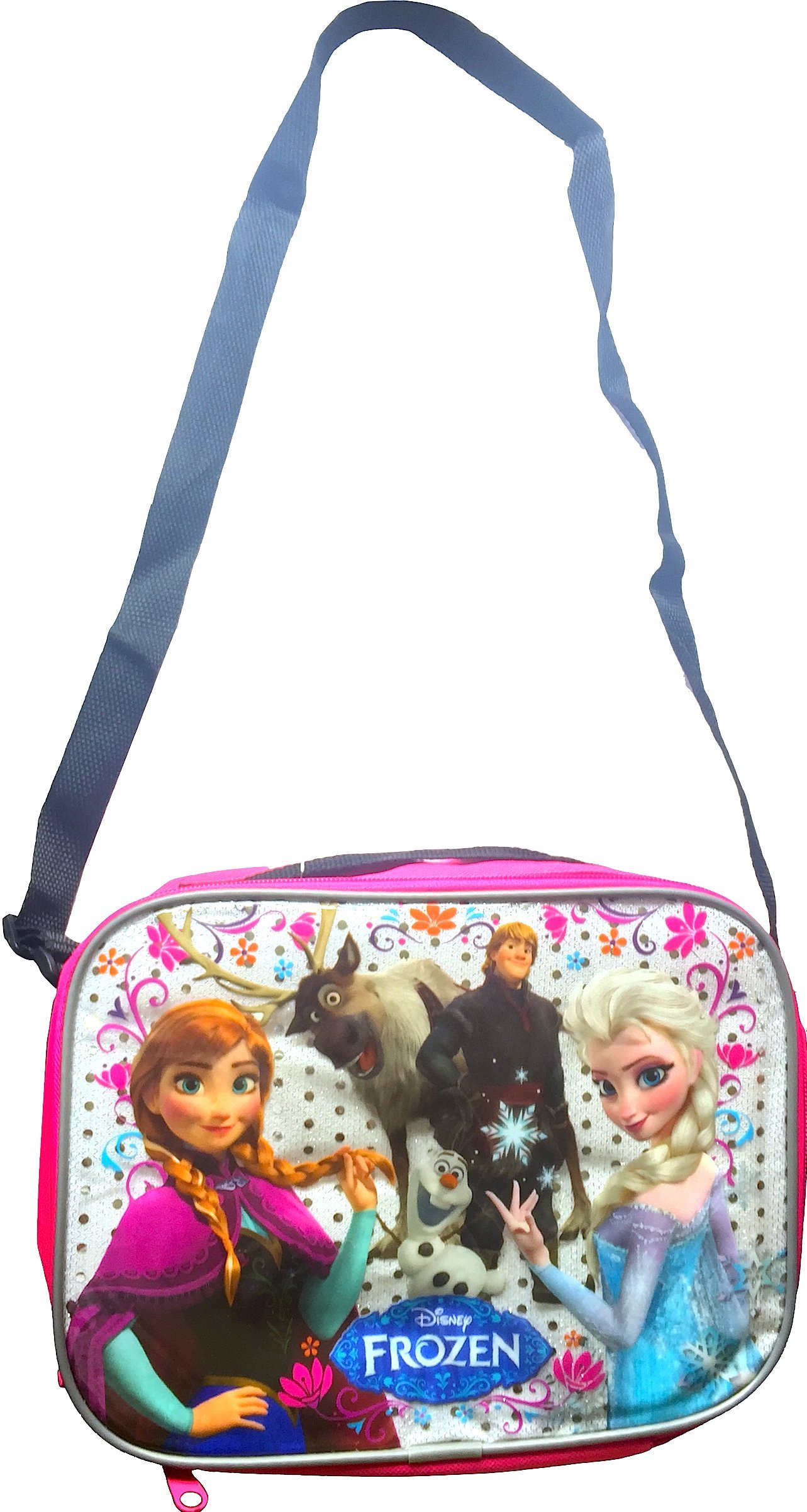 Frozen Anna, Elsa and Olaf Backpack with Shoulder Strap Lunch Box,water