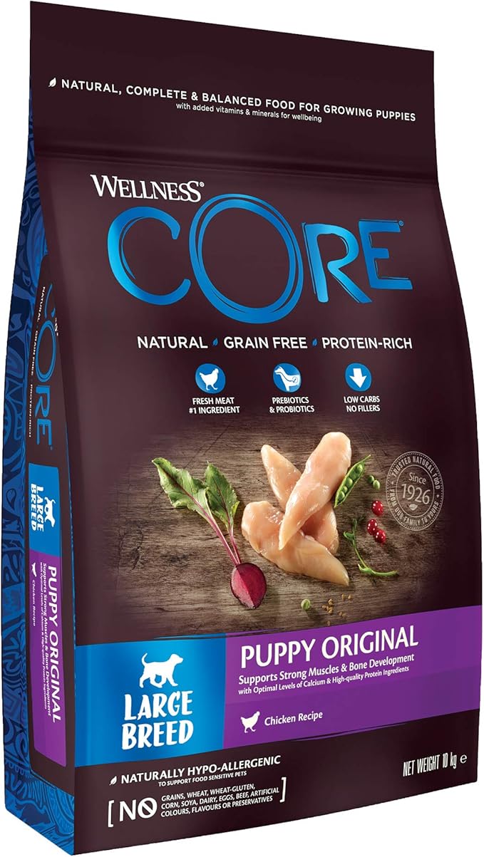 Wellness CORE Large Breed Puppy Original, Dry Puppy Food for Large