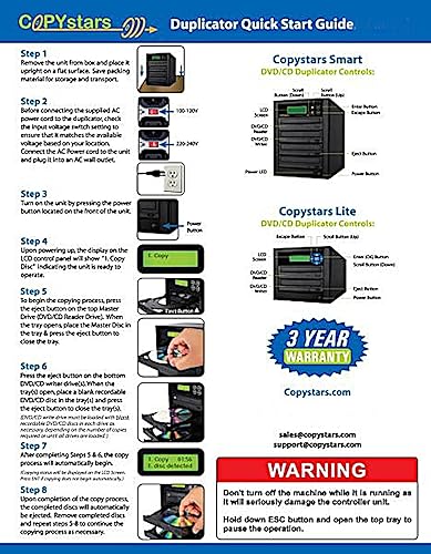 Miniatura 5 de Copystar s DVD Duplicator Sata CD-DVD Burner 24X 1 a 1 DVD Copiadora Duplicadora Torre