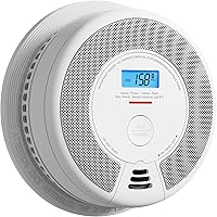 X-Sense SC07 10-Year Battery Smoke & CO Detector with LCD Display - Reliable 2-in-1 Home Safety Alarm
