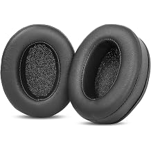 Life 3 Earpads,HAIZEEN Earpads Compatible with Doqaus Life 3 Wireless Headphones Ear pads Replacement Cushion Protein Leather/Memory Foam