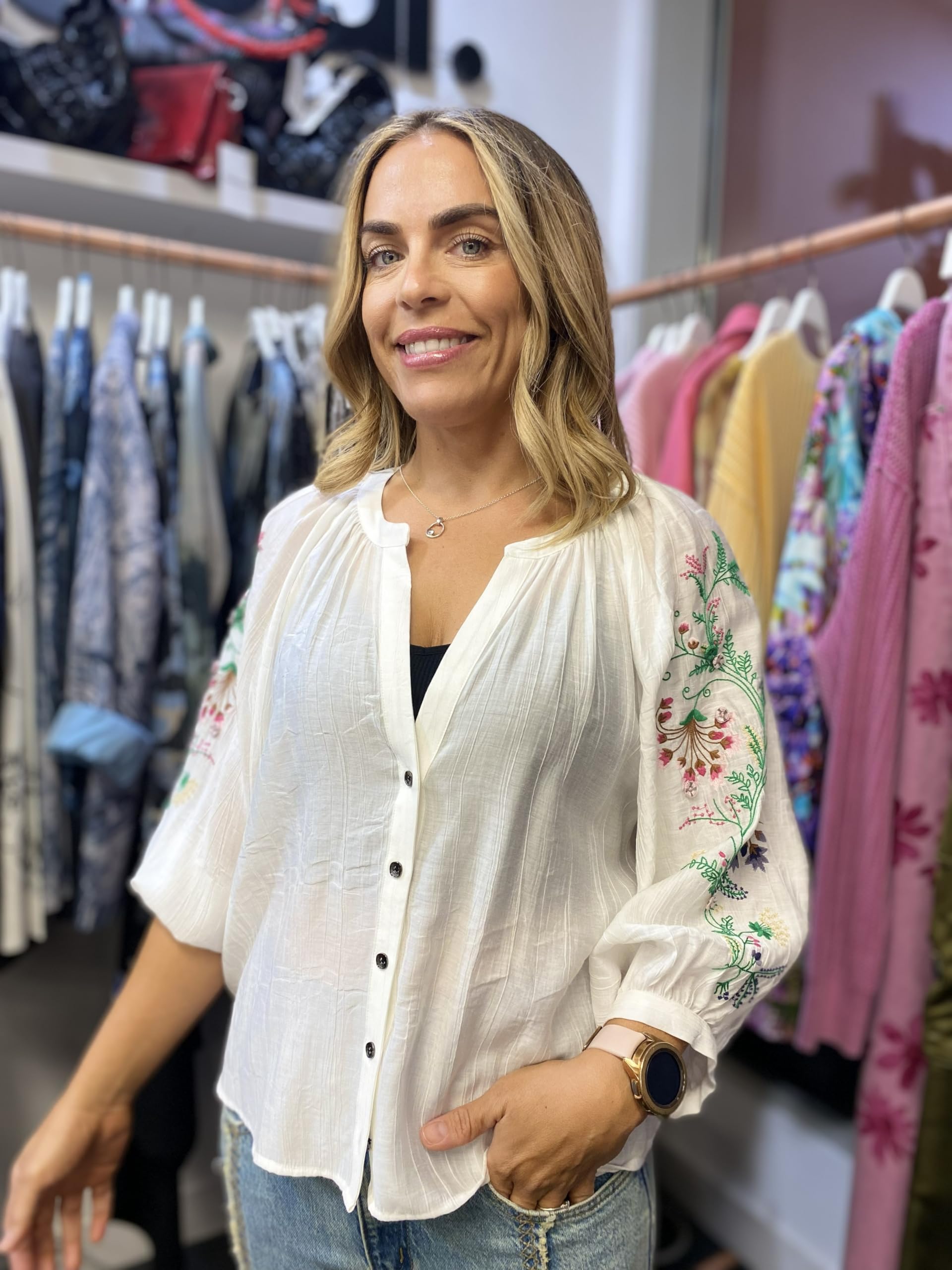 Desigual Damen Roman Bluse (1er Pack)