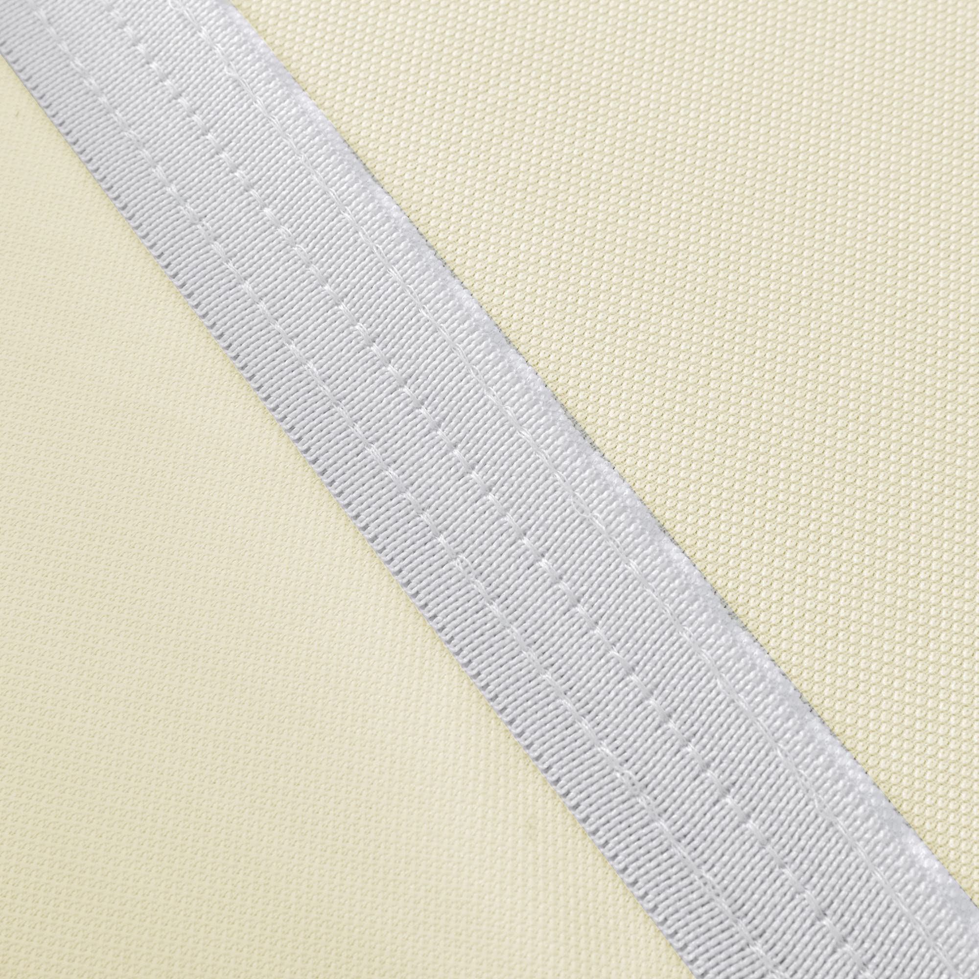 Coprisedie con Schienale 6 Pezzi Elasticizzati, Impermeabili, Misura Universale, Coprisedia Soggiorno Cucina Moderna Lavabile Estraibile - Bianco Crema