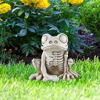 Amazon.co.jp: Sclmgo カエルの彫刻 ハロウィン デコレーション