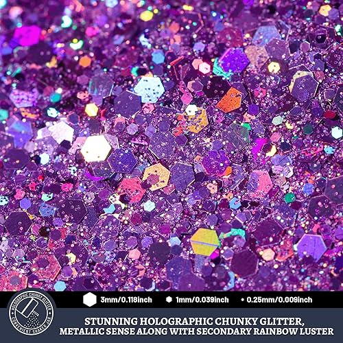 Vista 79 de LEOBRO Purpurina azul, 5.64 onzas / 5.64 onzas / 5.64 onzas / 5.64 onzas / 5.64 onzas / 5.64 onzas / 5.64 Azul pavo real láser