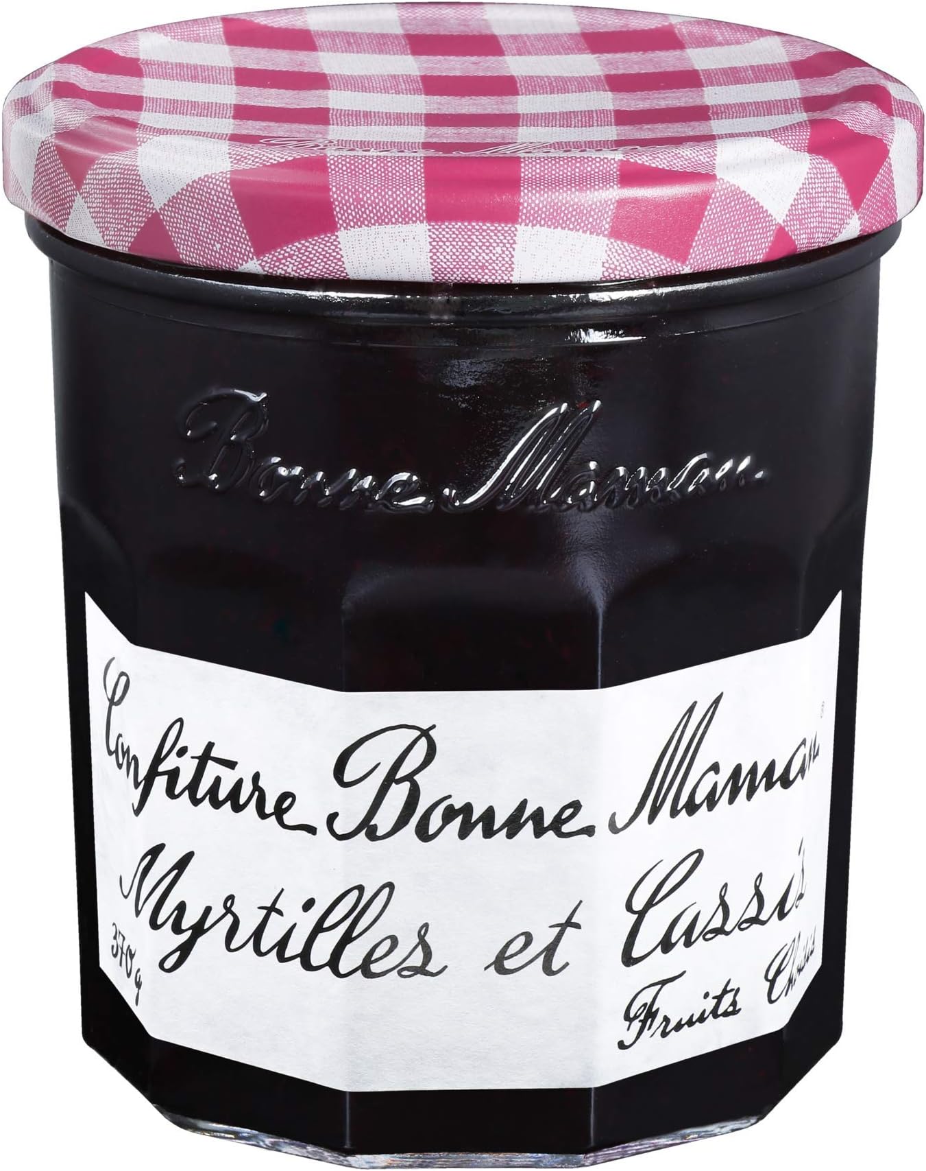 Bonne-Maman Jam Blueberry and Blackcurrant 370 g - Pack of 3