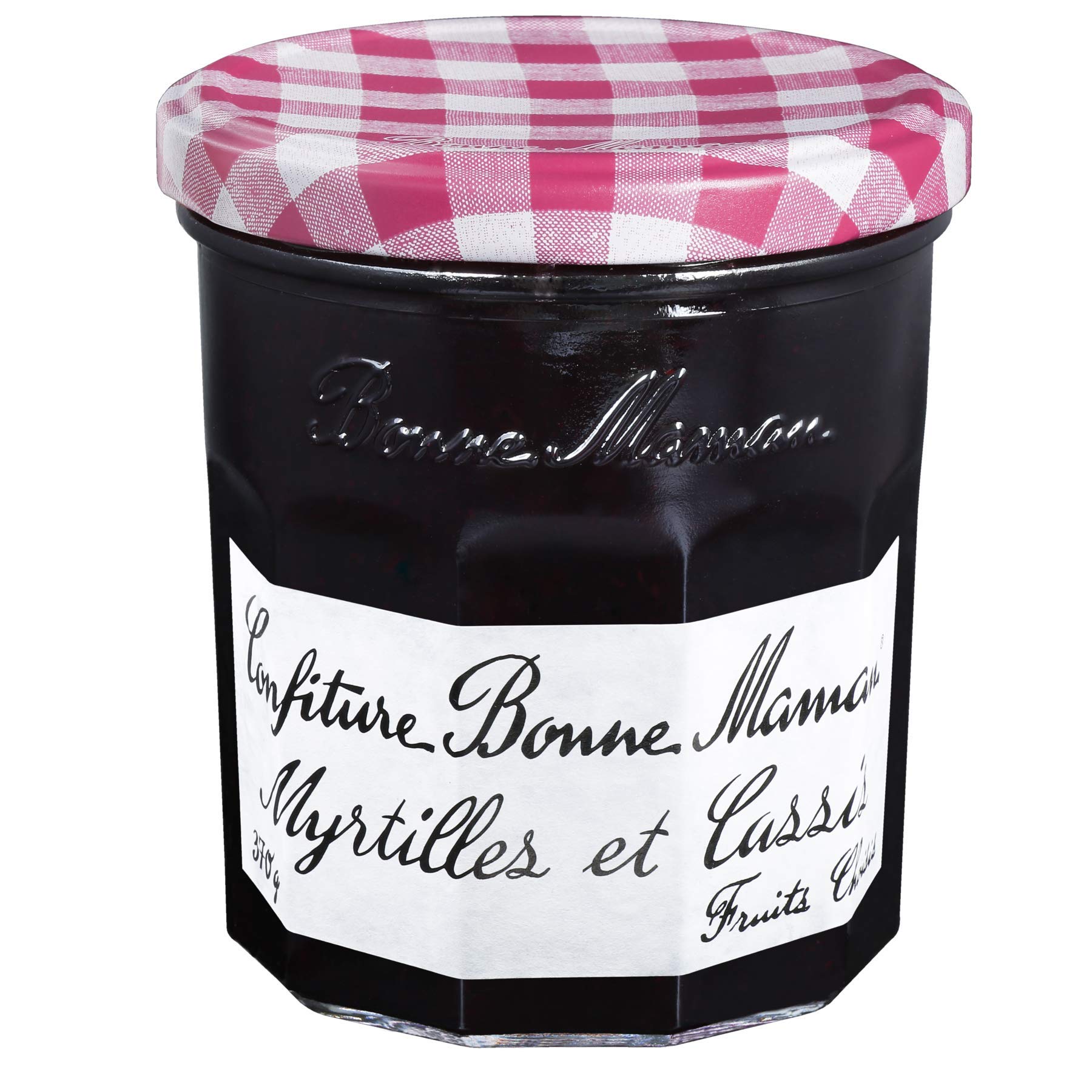 Bonne-Maman Jam Blueberry and Blackcurrant 370 g - Pack of 3