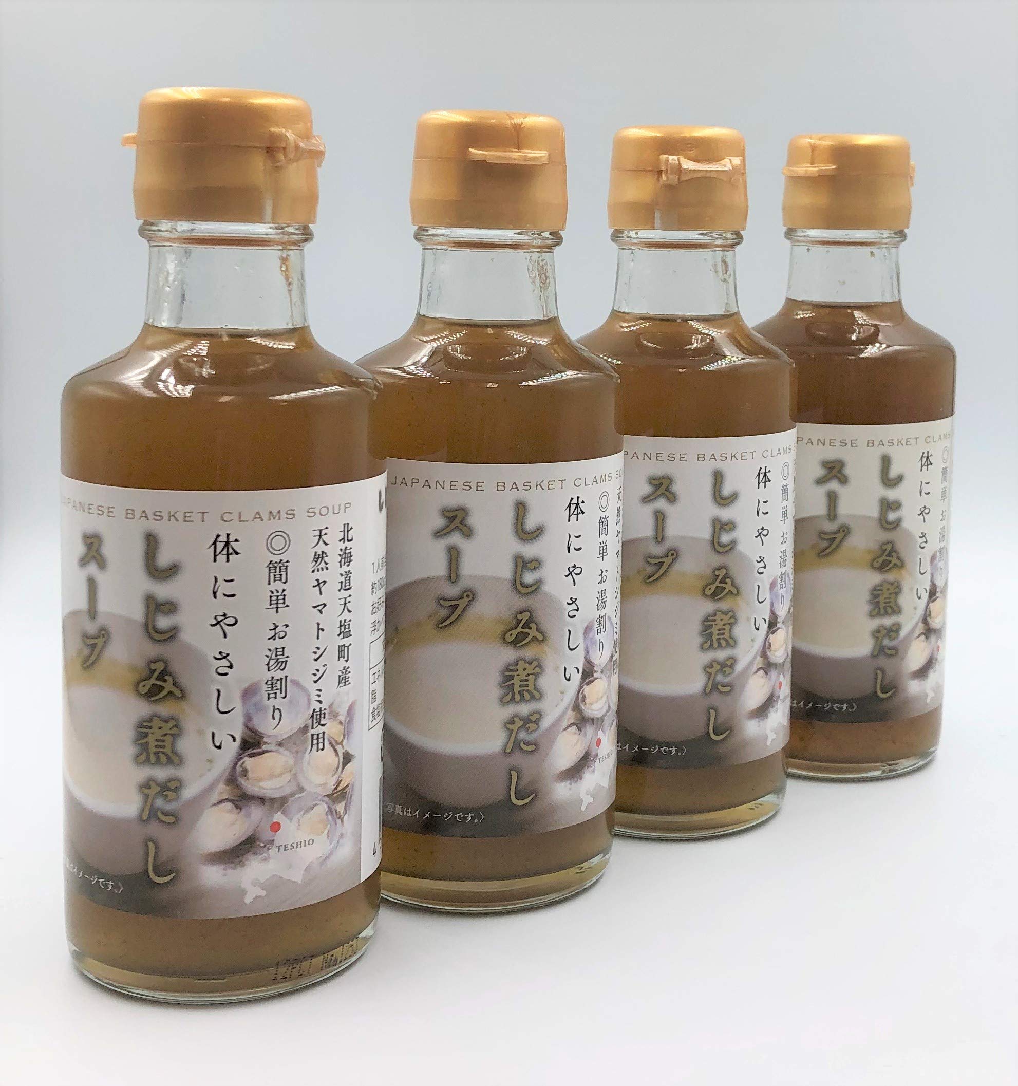 Amazon.co.jp: 北海道 天塩町産 純天然しじみ 煮だしスープ 180ml