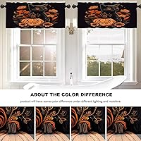 Vista 660 de Cenefas de cocina modernas con patrón de cobre marrón dorado para ventanas, cenefas opacas abstractas de marcas de arañazos y cortinas opacas