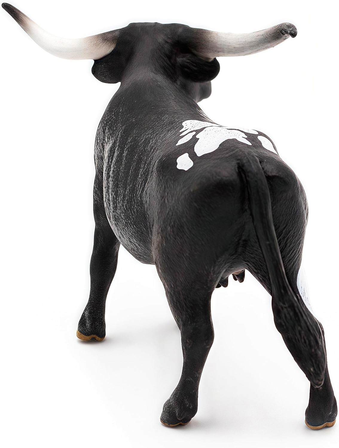 Gemini&Genius Farm Animal Toys, Longhorn Cow Action Figure, Hand Painted, 6 Inches Length, Realistic and Durable Farm Toys for Children Boys and Girls Gift