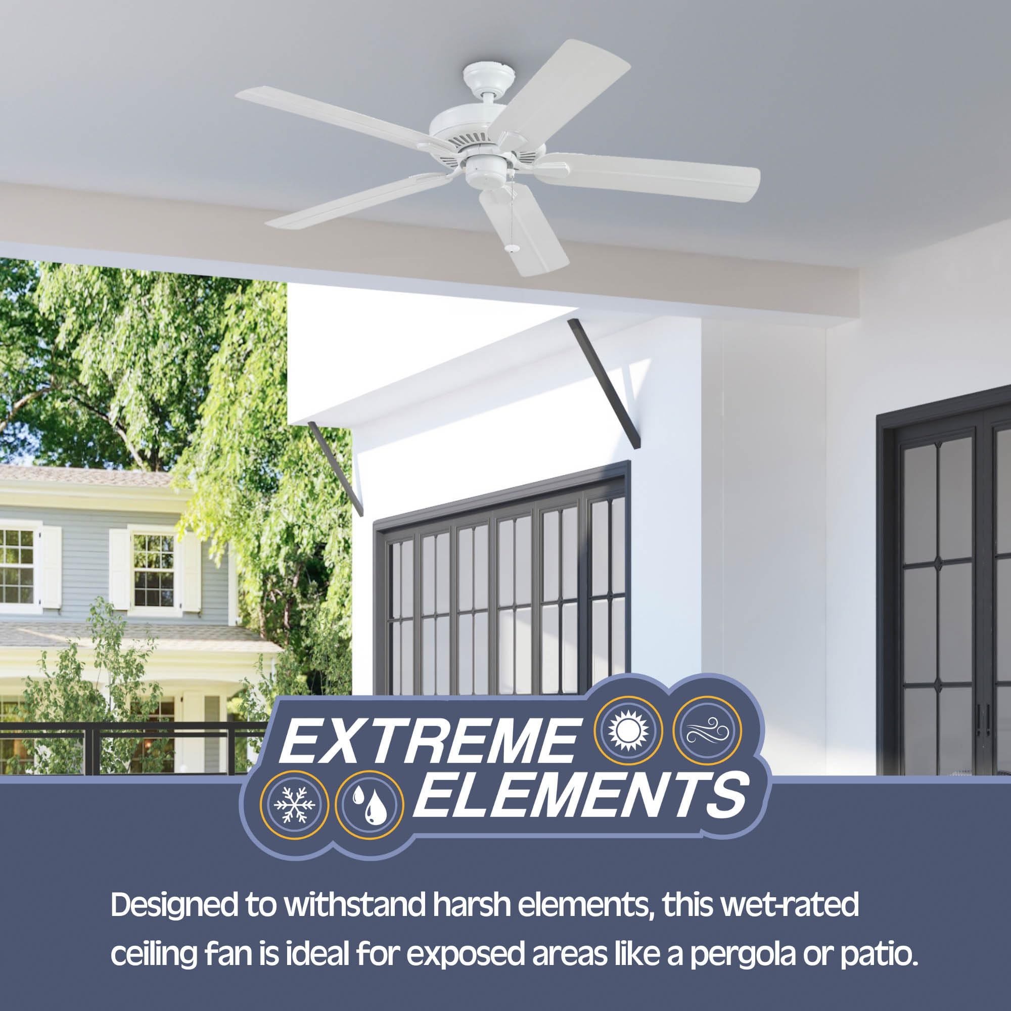 Prominence Home 51647 52 Inch Dorsey Smart Ceiling Fan With Light And Remote Bronze