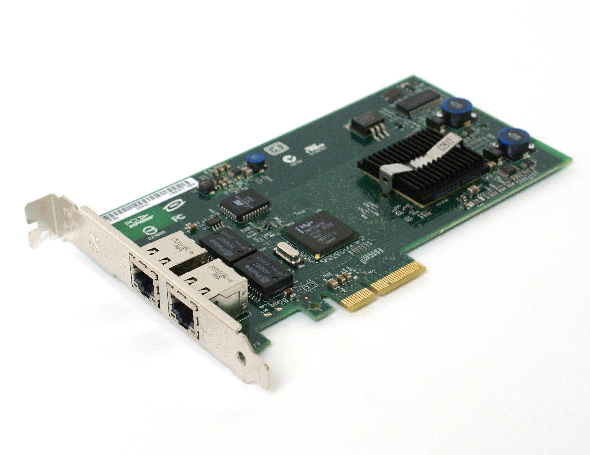 Dell XF111 PCI-E Dual Port 10/100/1000 Network Interface Card NIC