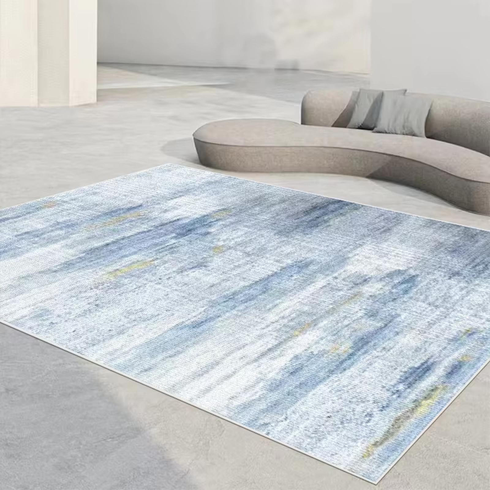 Alfombra de estilo simple para cambiar el aspecto visual de la sala de estar