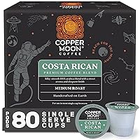 Vista 21 de Copper Moon - Cápsulas de café de una sola porción para cafeteras Keurig K-Cup, tostado medio, mezcla colombiana, 80